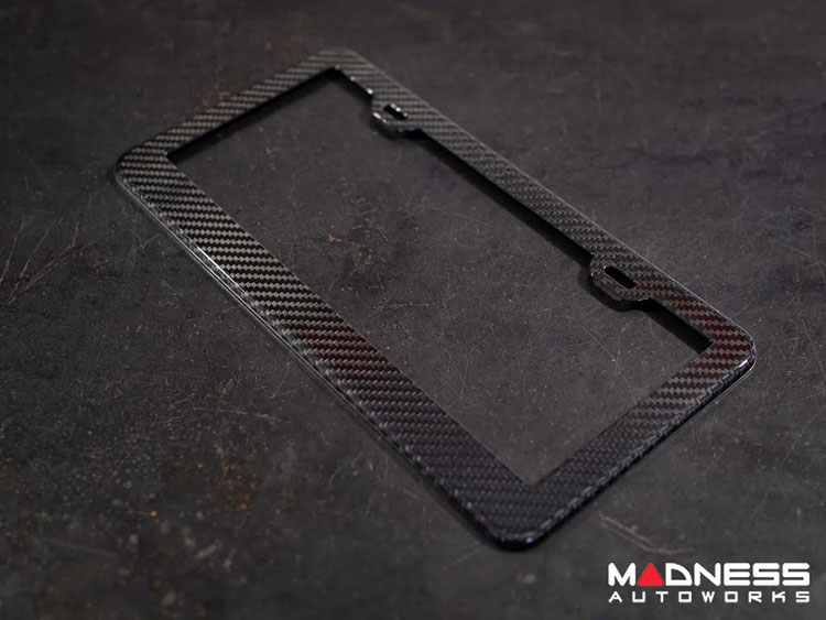 License Plate Frame - 100% Genuine Carbon Fiber